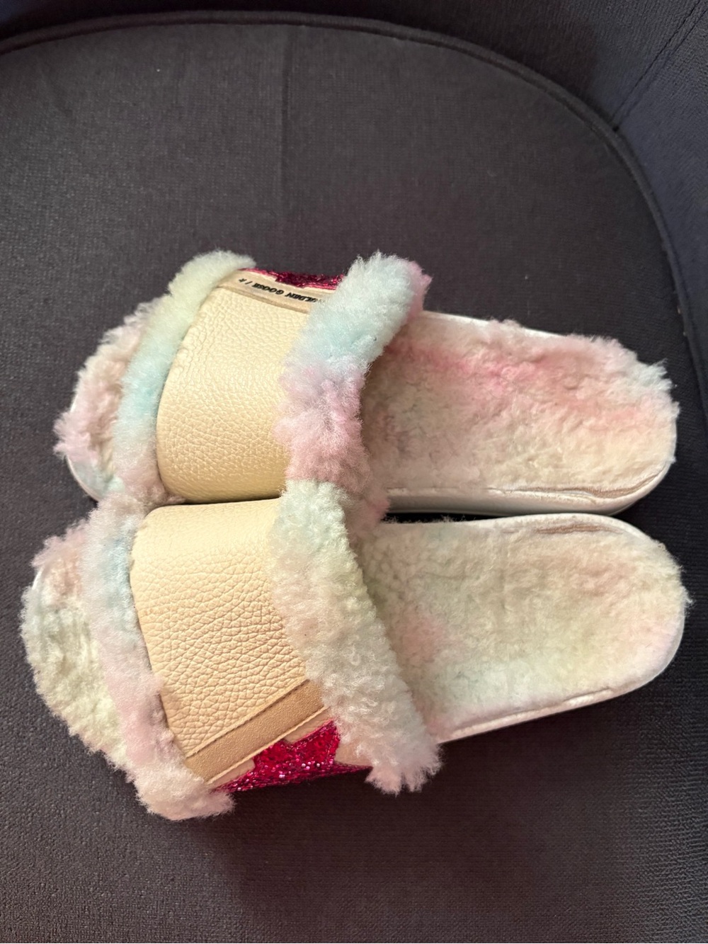 Golden Goose Poolstar Rainbow Slides - Picture 9 of 10